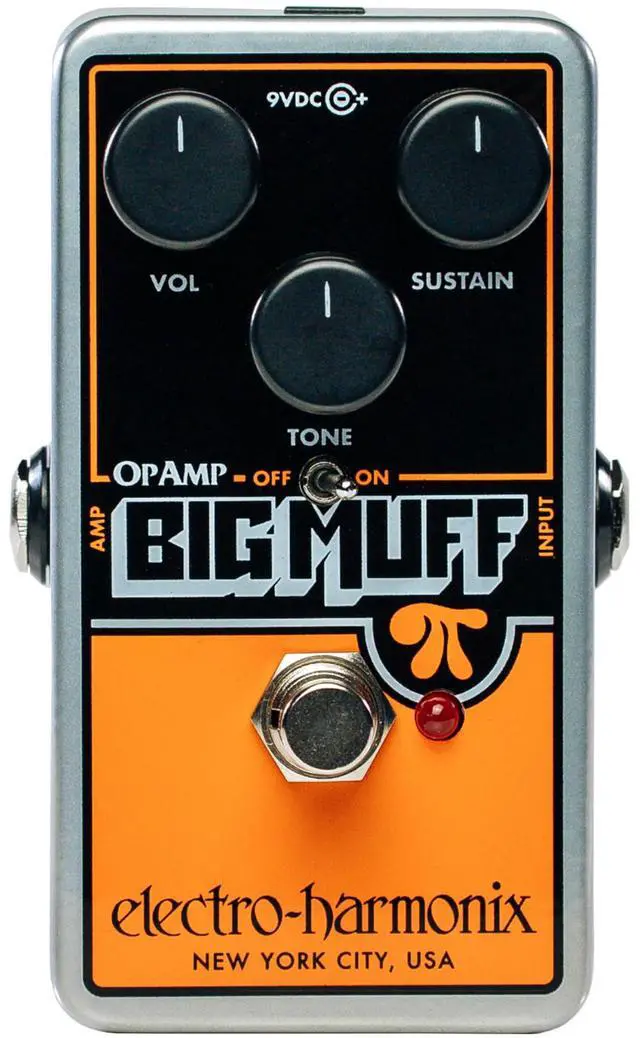 Alt view image 13 of 19 - Electro-Harmonix Op-Amp Big Muff Pi Distortion/Sustainer Effects Pedal