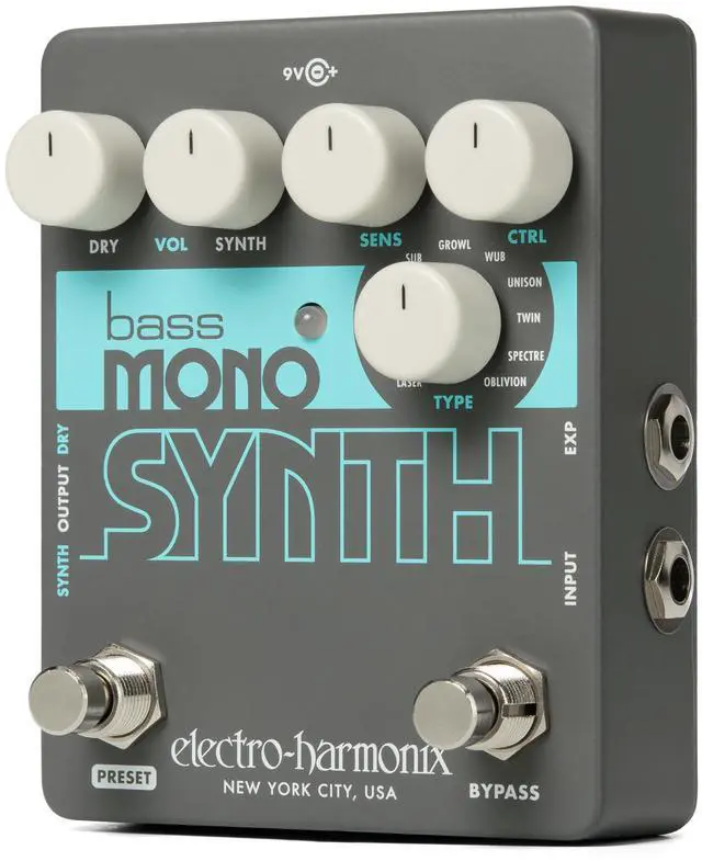 Alt view image 18 of 20 - Electro-Harmonix Bass Mono Synth Bass Synthesizer Pedal