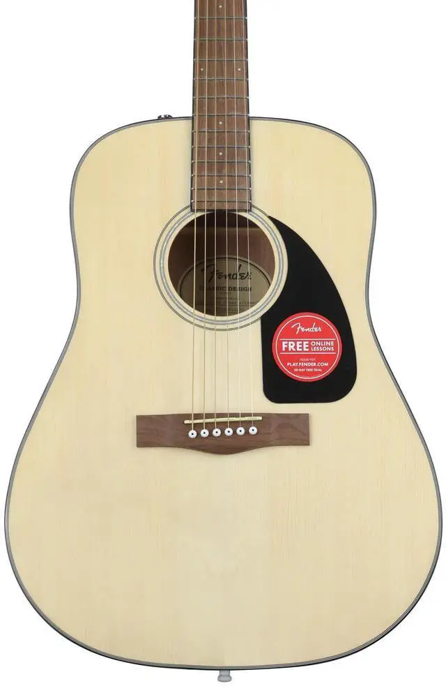 Main image of Fender CD-60 Dreadnought V3 Acoustic Guitar, with 2-Year Warranty, Natural, with Case