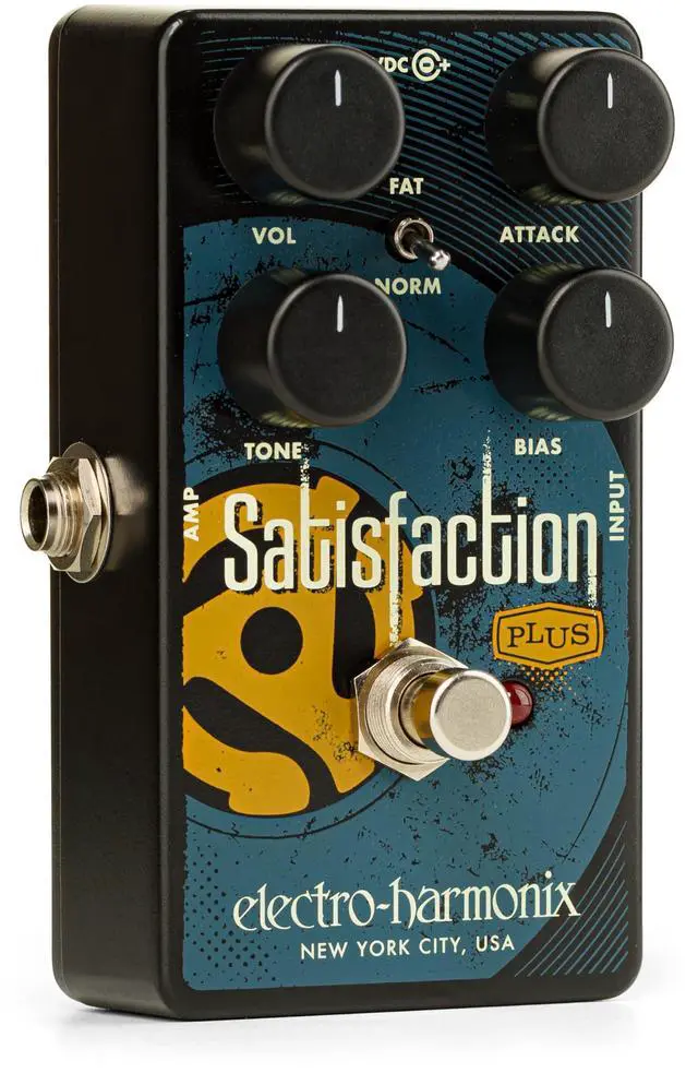 Alt view image 8 of 12 - Electro-Harmonix Satisfaction Plus Fuzz True Bypass Electric Guitar Analog Pedal