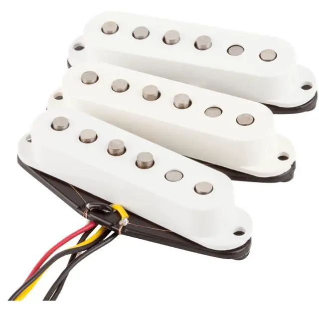 Alt view image 3 of 6 - Tex Mex Strat Pickup Set, Single Coil, Alnico 5 Magnets, Reverse Wound, Enhanced Output Warm Tone, 3 Piece