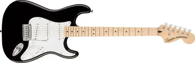 Main image of Squier Affinity Series Stratocaster Electric Guitar, with 2-Year Warranty, Black, Maple Fingerboard