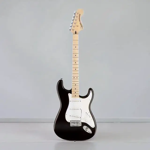 Alt view image 2 of 7 - Squier Affinity Series Stratocaster Electric Guitar, with 2-Year Warranty, Black, Maple Fingerboard