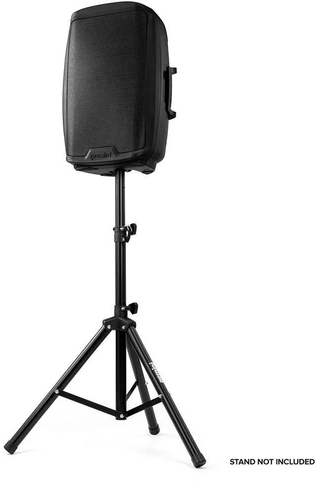 Alt view image 11 of 12 - Gemini Sound 2-Channel Power Speaker with Handles - 1500W