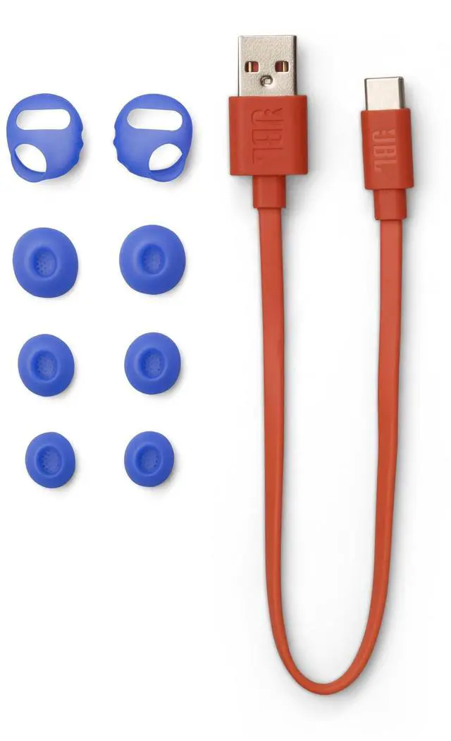 Alt view image 7 of 7 - JBL Endurance Race 2 - Waterproof (IP68) Sports True Wireless Earbuds with 4 mics for Crisp, Clear Calls, Pure Bass Sound, 48Hrs of Playback, Plus Speed Charging & Active Noise Cancelling (Blue)
