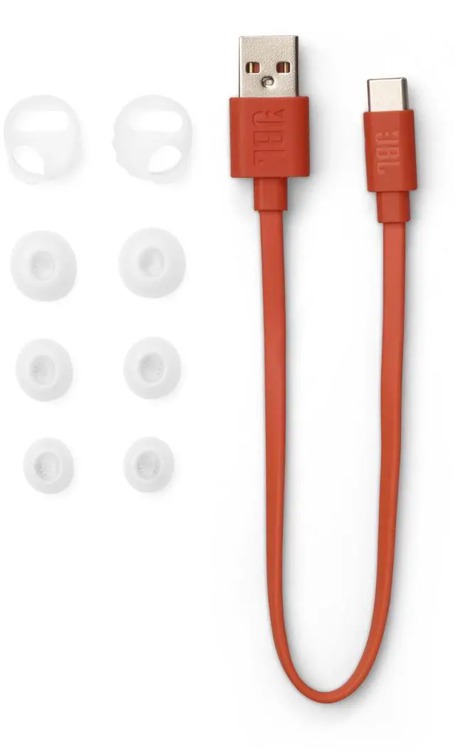 Alt view image 7 of 7 - JBL Endurance Race 2 - Waterproof (IP68) Sports True Wireless Earbuds with 4 mics for Crisp, Clear Calls, Pure Bass Sound, 48Hrs of Playback, Plus Speed Charging & Active Noise Cancelling (White)