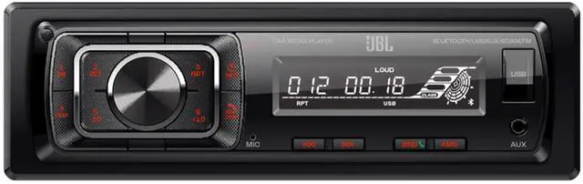 Alt view image 2 of 3 - JBL Celebrity150 Single DIN Bluetooth FM Radio USB/AUX SD Card High Power Mechless with F/R and Sub Output Car Media Receiver
