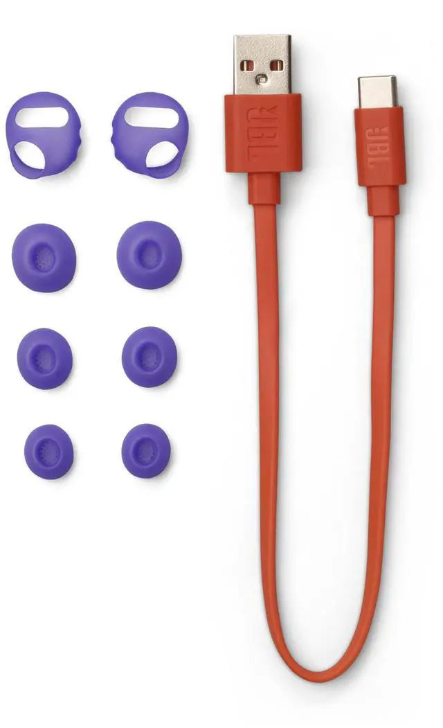 Alt view image 4 of 7 - Endurance Race 2 Case Bundle (Purple) True Wireless Sport Earbuds with Expo Gear Weather-Resistant Hard-Shell Case