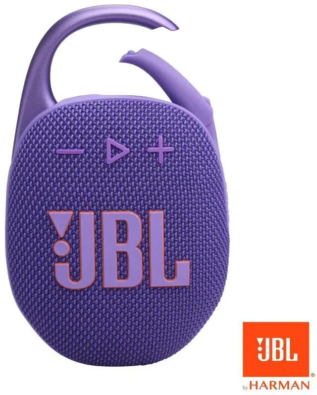 Alt view image 14 of 15 - JBL CLIP5PUR Clip 5 Portable Bluetooth Speaker - Purple