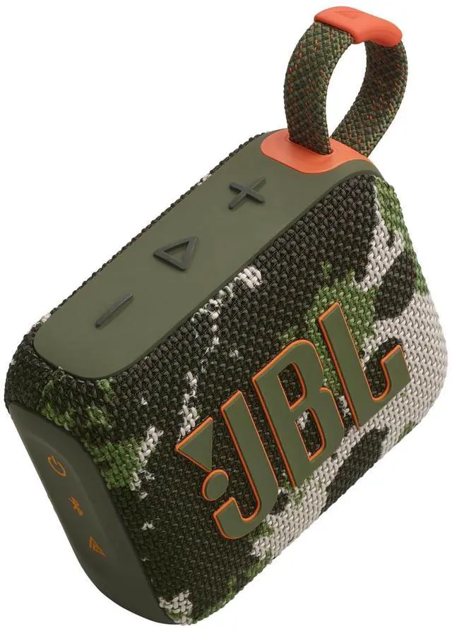 Alt view image 9 of 14 - JBL GO4SQUAD Go 4 Portable Bluetooth Speaker - Camo