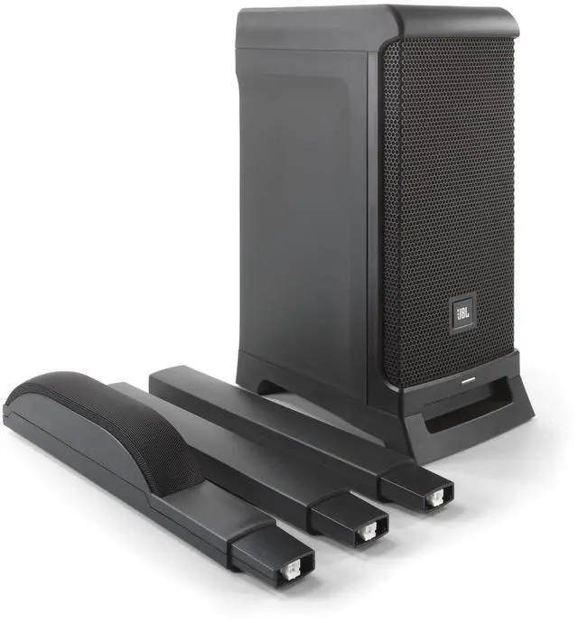 Alt view image 2 of 6 - JBL Professional IRX ONE Active Powered Column Line Array Speaker System, 1300W Peak Power, 8 Inch, Bluetooth Wireless Audio, 3-Channel Mixer, Portable PA for DJs, Musicians, Events, Black