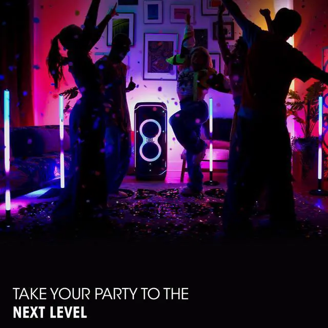 Alt view image 12 of 14 - JBL PLSTICK PartyLight Stick Smart Light