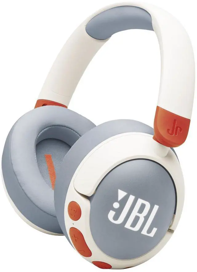Alt view image 8 of 14 - JBL JR470NCWHT Junior 470NC Kids Wireless Over-Ear Noise Canceling Headphones - White