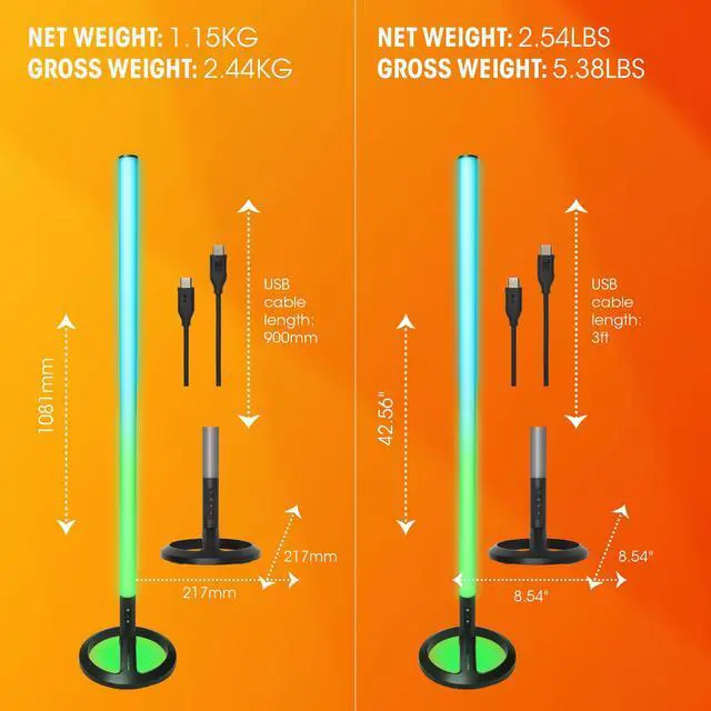 Alt view image 11 of 14 - JBL PLSTICK PartyLight Stick Smart Light
