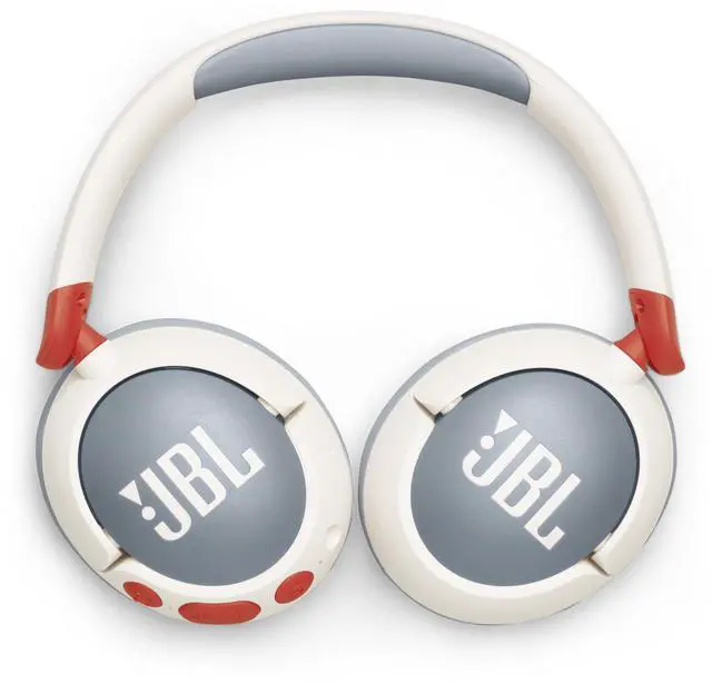 Alt view image 13 of 14 - JBL JR470NCWHT Junior 470NC Kids Wireless Over-Ear Noise Canceling Headphones - White