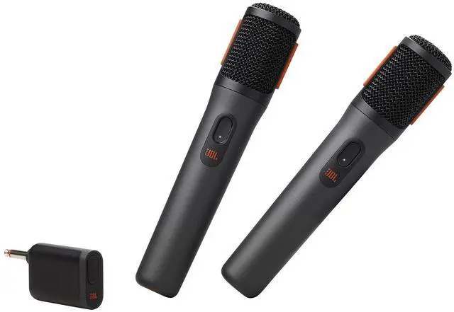 Alt view image 8 of 14 - JBL PBWIRELESSMI Partybox Wireless Microphone Pair