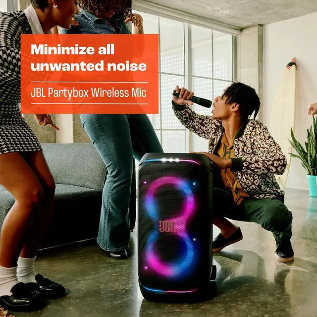 Alt view image 13 of 14 - JBL PBWIRELESSMI Partybox Wireless Microphone Pair
