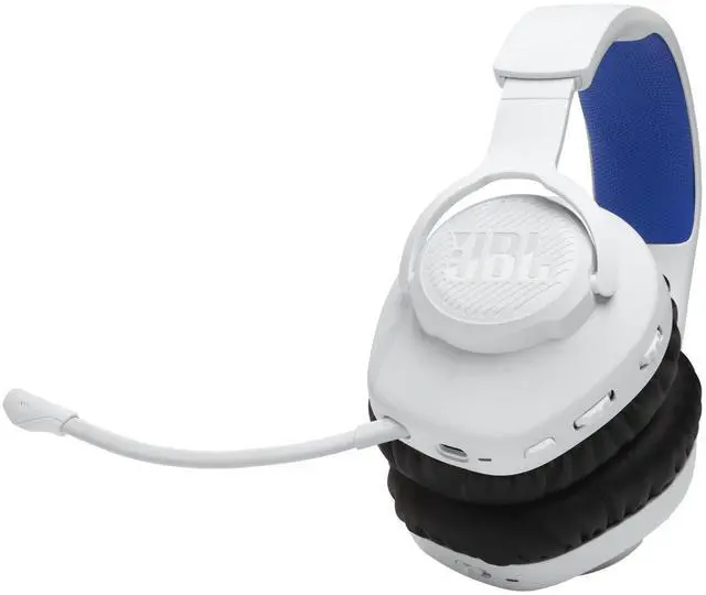 Alt view image 14 of 14 - JBL Q360PWLWHTBL Quantum 360P Over the Ear Gaming Headset - White/Blue