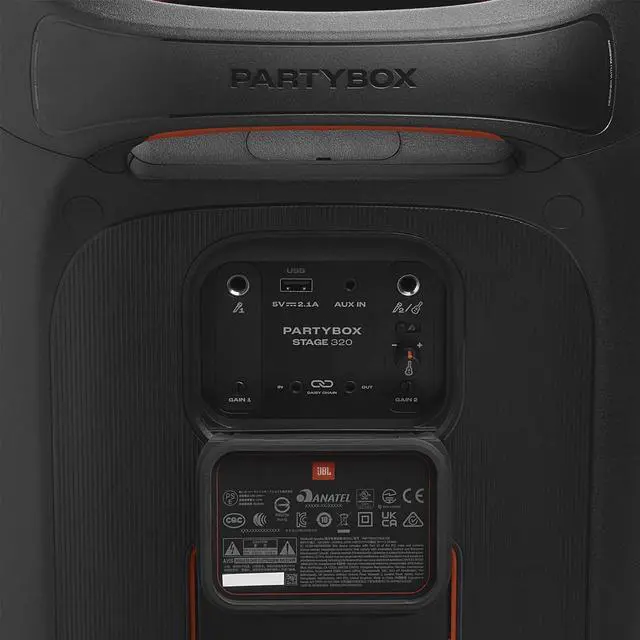 Alt view image 14 of 20 - JBL PARTYSTAG320 PartyBox Stage 320 Portable Bluetooth Party Speaker