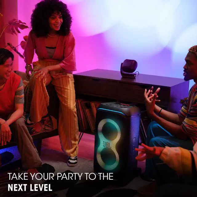 Alt view image 11 of 14 - JBL PLBEAM PartyLight Beam Portable Bluetooth Projection Party Light