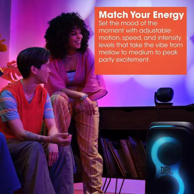 Alt view image 13 of 14 - JBL PLBEAM PartyLight Beam Portable Bluetooth Projection Party Light