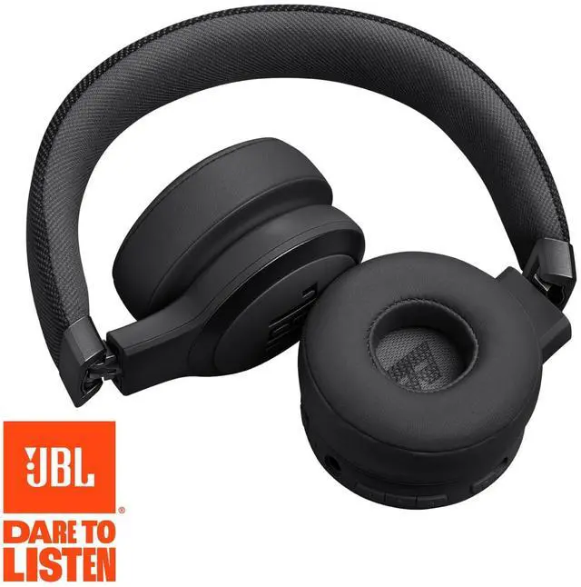 Alt view image 14 of 14 - JBL LIVE670NCBLK Live 670NC On-Ear Headphones - Black