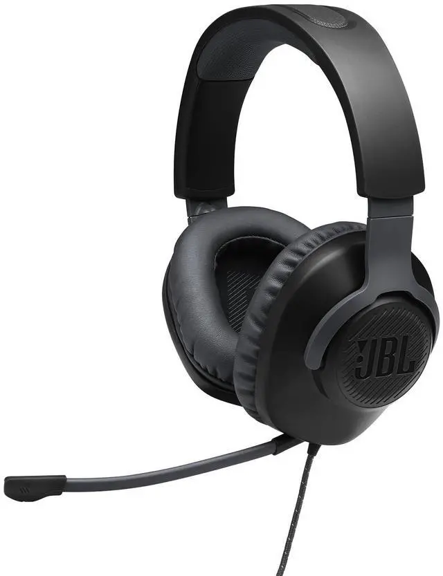 Alt view image 5 of 7 - Quantum 100 - Wired Over-Ear Gaming Headphones - Black, Large