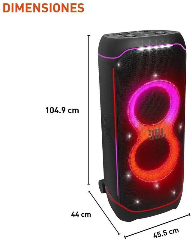 Alt view image 9 of 14 - JBL PartyBox Ultimate Splashproof Party Speaker