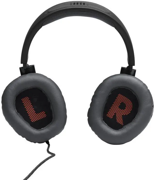 Alt view image 7 of 7 - Quantum 100 - Wired Over-Ear Gaming Headphones - Black, Large