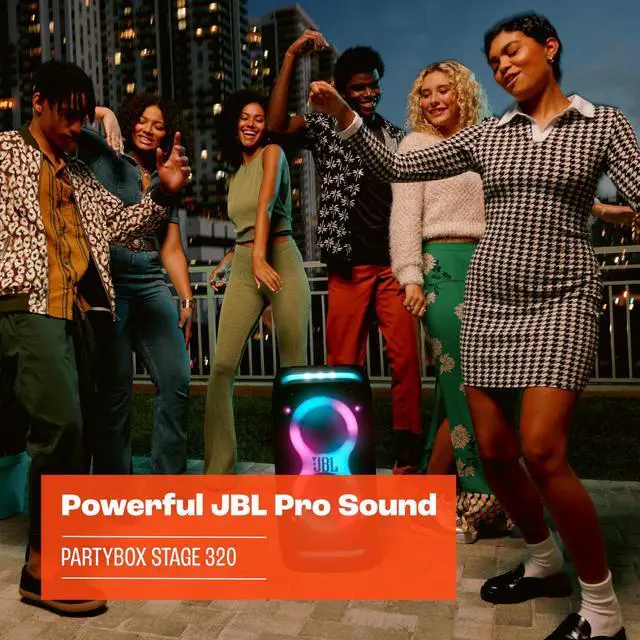Alt view image 16 of 20 - JBL PARTYSTAG320 PartyBox Stage 320 Portable Bluetooth Party Speaker