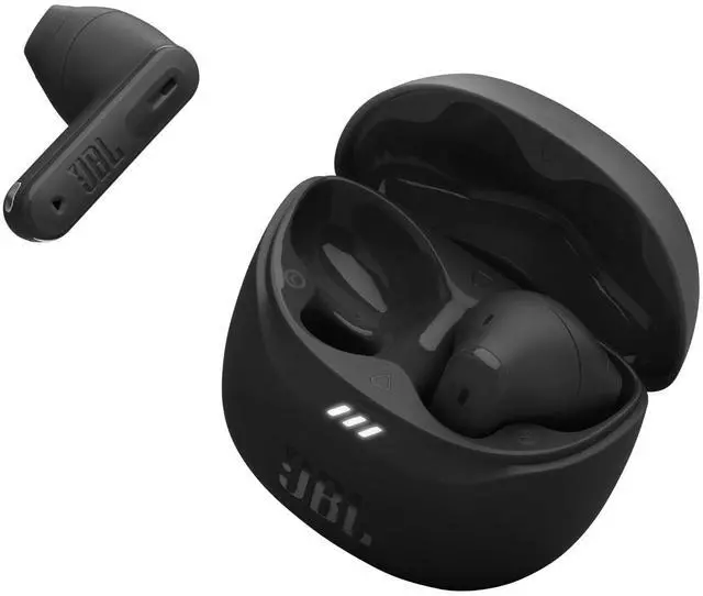 Alt view image 10 of 12 - JBL TFLEX2BLK Tune Flex 2 True Wireless Noise Cancelling Earbuds - Black