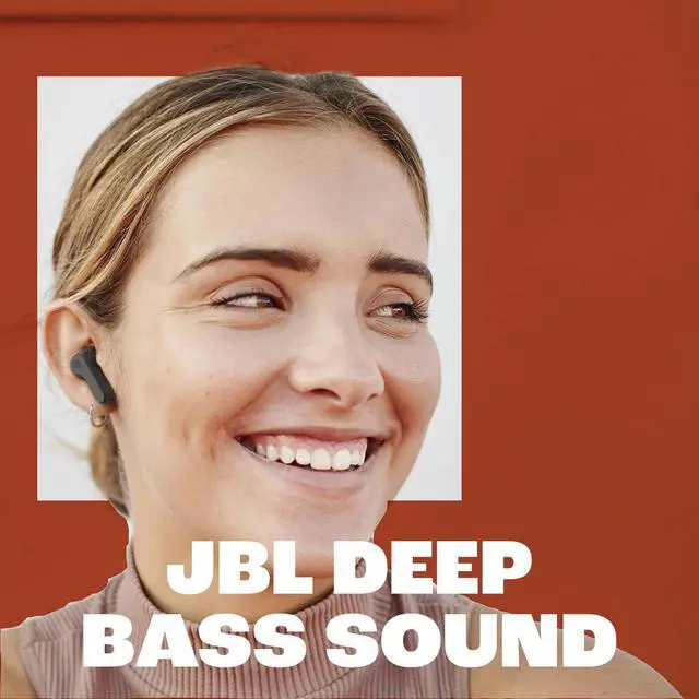 Alt view image 4 of 5 - JBL Vibe Beam - True Wireless JBL Deep Bass Sound Earbuds  Bluetooth 5.2  Water & Dust Resistant  Hands-free call with VoiceAware  Up to 32 hours of battery life (Blue)