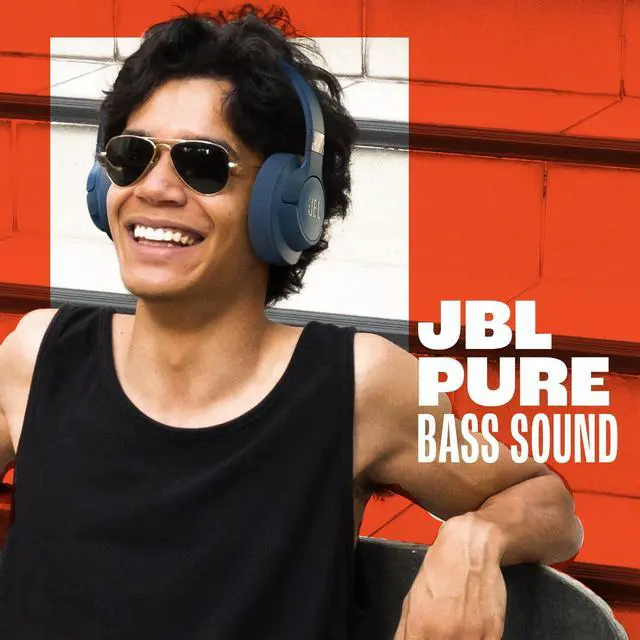 Alt view image 12 of 13 - JBL T720BTBLU Tune 720BT Wireless Over the Ear Headphones - Blue