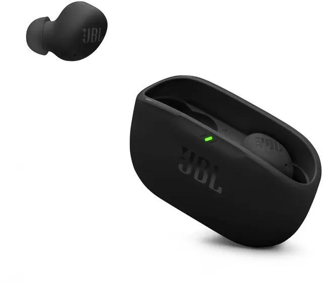 Alt view image 8 of 14 - JBL VBUDS2BLK Vibe Buds 2 True Wireless Noise Canceling Earbuds - Black