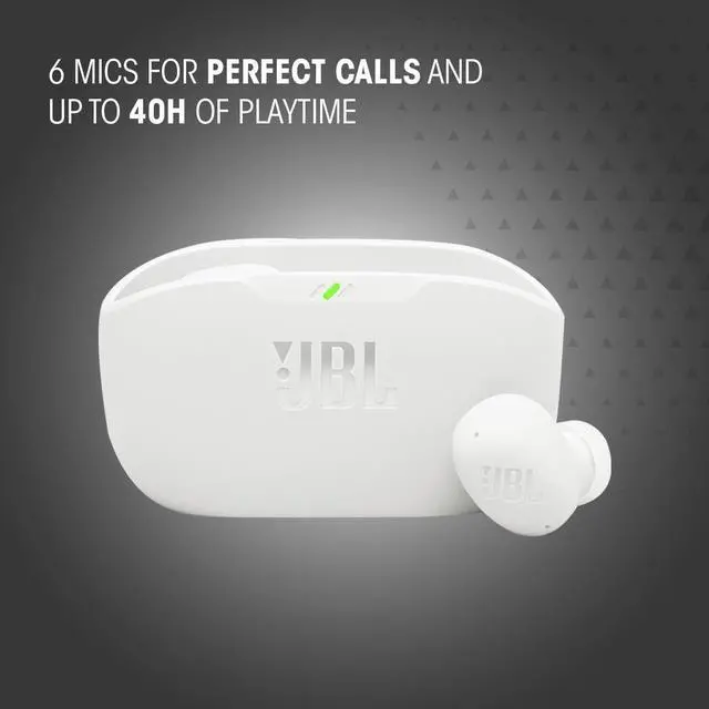 Alt view image 12 of 14 - JBL VBUDS2BLK Vibe Buds 2 True Wireless Noise Canceling Earbuds - Black