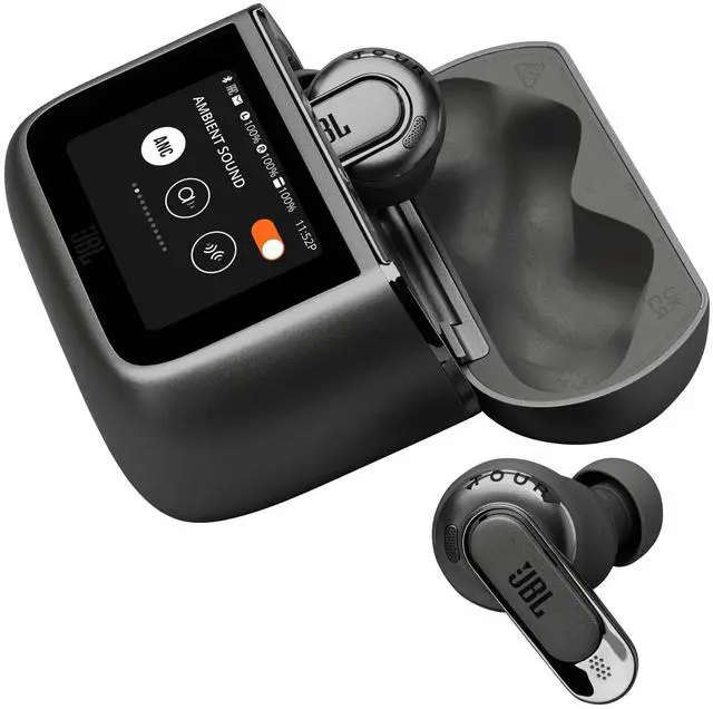Alt view image 13 of 14 - JBL TOURPRO3BLK Tour Pro 3 Wireless Noise Cancelling Earbuds with Smart Charging Case - Black