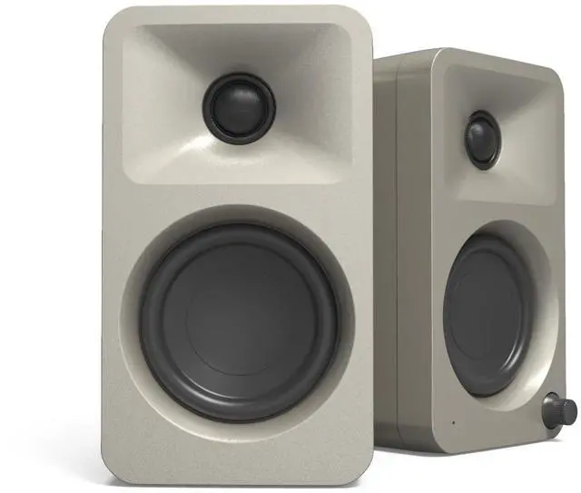 Alt view image 6 of 10 - Kanto ORAME 100W Powered Reference Desktop Computer Speakers with Bluetooth 5.0 and USB-C Input | Bi-Amplified | 100 Hz Automatic Crossover | Reference Quality Sound | Pair | Moon