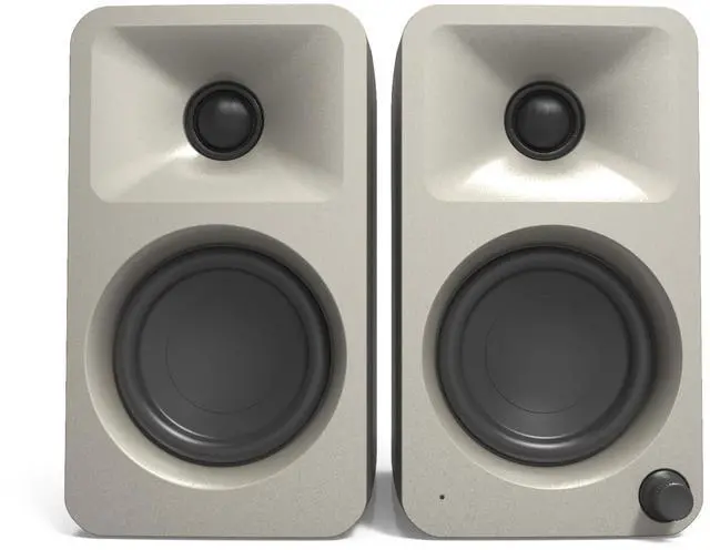 Alt view image 7 of 10 - Kanto ORAME 100W Powered Reference Desktop Computer Speakers with Bluetooth 5.0 and USB-C Input | Bi-Amplified | 100 Hz Automatic Crossover | Reference Quality Sound | Pair | Moon