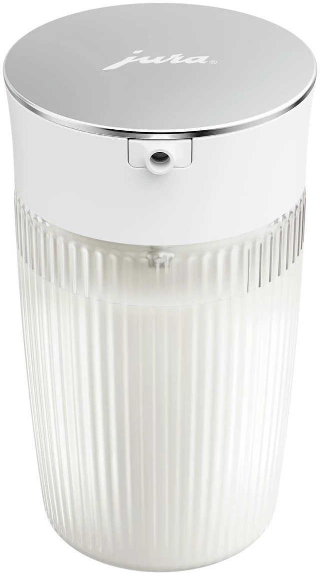 Alt view image 2 of 7 - Jura Glass Milke Carafe | Keeps milk chilled and ready for coffee drinks