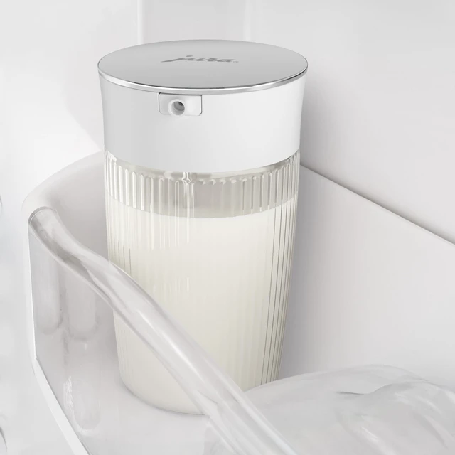 Alt view image 5 of 7 - Jura Glass Milke Carafe | Keeps milk chilled and ready for coffee drinks