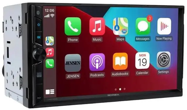 Alt view image 8 of 9 - Jensen CAR723W-CAM 7" Double-DIN Digital Multimedia Receiver with Backup Camera