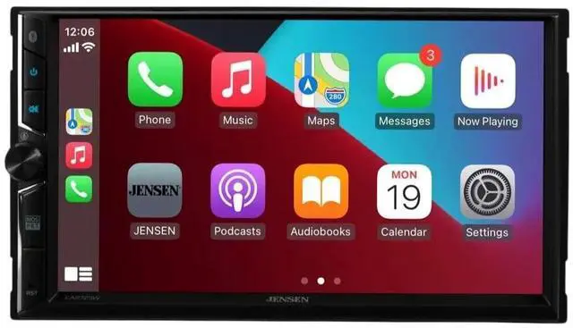 Alt view image 9 of 9 - Jensen CAR723W-CAM 7" Double-DIN Digital Multimedia Receiver with Backup Camera