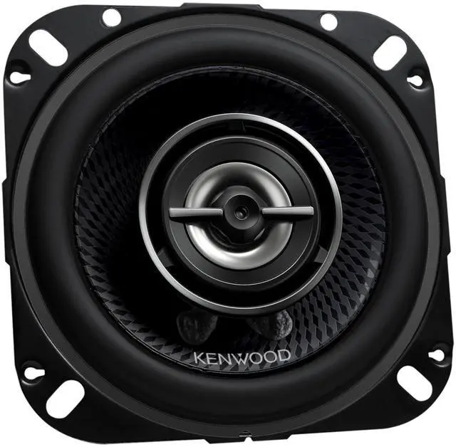 Alt view image 11 of 14 - Kenwood KFC1098 4 inch Round 2-Way Car Speakers - Black