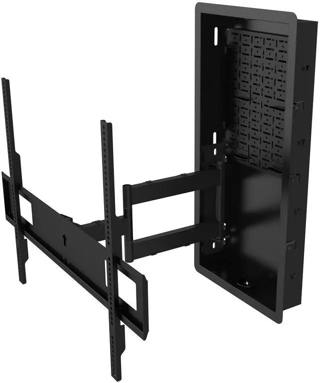 Alt view image 8 of 14 - Kanto R600 In-Wall Recessed Full Motion TV Wall Mount for 65" - 90" TVs (2024)