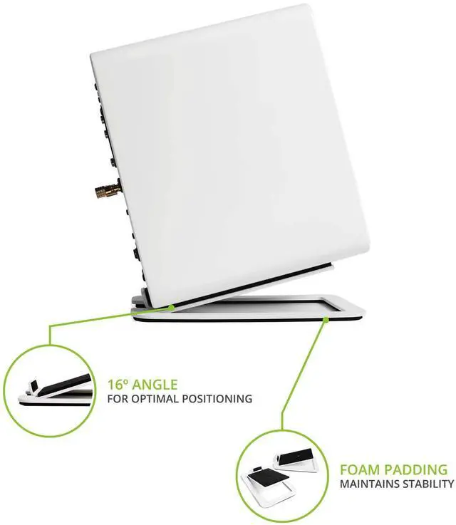 Alt view image 18 of 20 - Kanto S4 Desktop Speaker Stands for Midsize Speakers, White