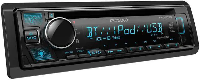 Alt view image 2 of 3 - KDC-BT35 CD Car Stereo with Bluetooth, Front USB, AUX, Amazon Alexa, SiriusXM Radio Ready and Variable Display Color Illumination
