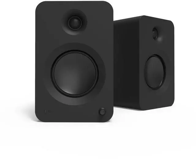 Alt view image 6 of 12 - Kanto RENMB Bluetooth Powered Bookshelf Speakers - Matte Black (Pair)