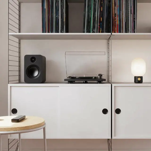 Alt view image 7 of 12 - Kanto RENMB Bluetooth Powered Bookshelf Speakers - Matte Black (Pair)