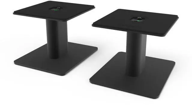 Alt view image 16 of 20 - Kanto SP6HD 6" Fixed-Height Desktop Stands for Bookshelf Speakers - Black (Pair)