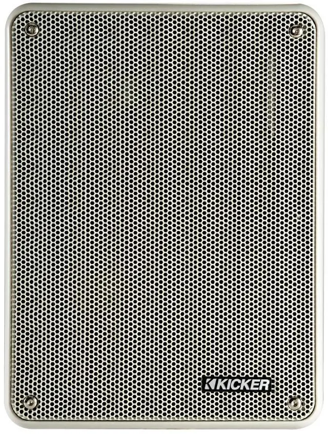 Alt view image 17 of 20 - Kicker 46KB6G KB6 Outdoor/Indoor Speakers - Gray